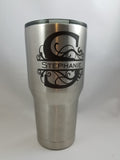 Monogram 30oz stainless tumbler