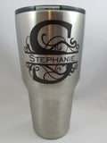 Monogram 30oz stainless tumbler