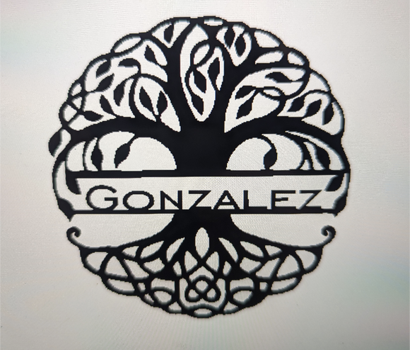 Custom Gonzalez monogram