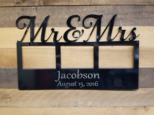 Personalized Mr. and Mrs. Photo frame