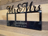 Personalized Mr. and Mrs. Photo frame